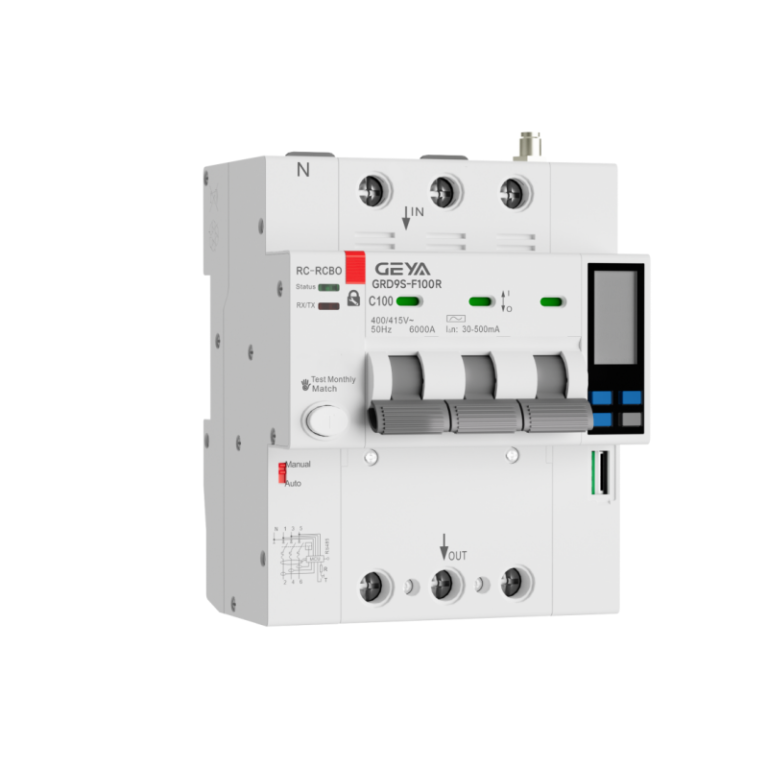 GRD9S-F100R 3P Smart RCBO side view
